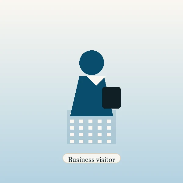 Portrait of a business-visitor traveler