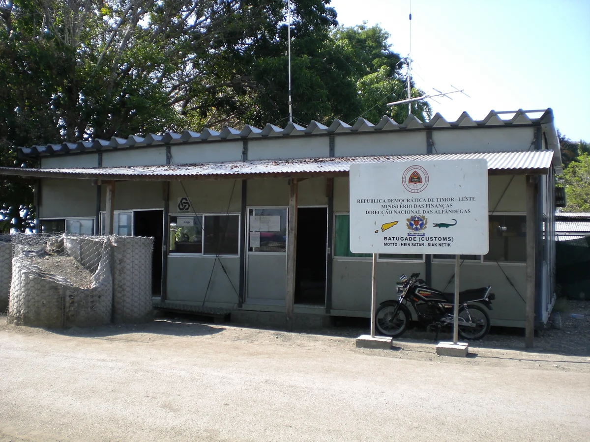 Batugade land border crossing between Indonesia and Timor-Leste